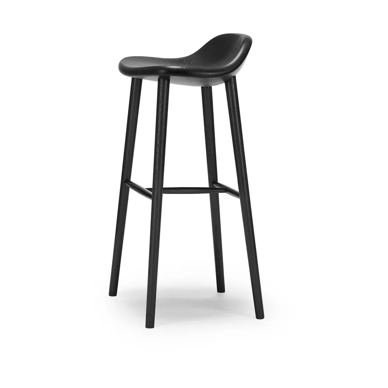 Miss Holly Barstuhl H78 Eiche schwarz 52 van Stolab – productfoto