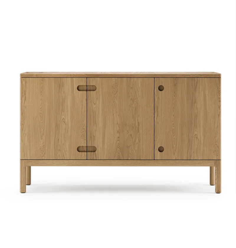 Prio medium Sideboard Eiche natürlich geölt, Holztüre von Stolab – Produktfoto