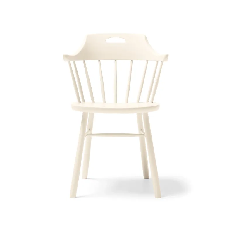 Småland Armlehnstuhl Creme weiß 49 von Stolab – Produktfoto