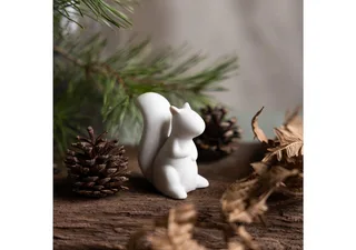 Dekoobjekt Eichhörnchen Otis weiß Herbstdeko by Storefactory – product photo 3 of 4