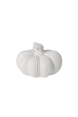 Dekoobjekt Kürbis Ekasen Keramik weiß Herbstdeko, Dekoobjekt aus Keramik by Storefactory – product photo 3 of 3