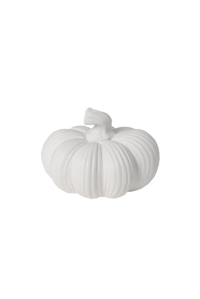 Dekoobjekt Kürbis Ekasen Keramik weiß Herbstdeko, Dekoobjekt aus Keramik by Storefactory – product photo 3 of 3