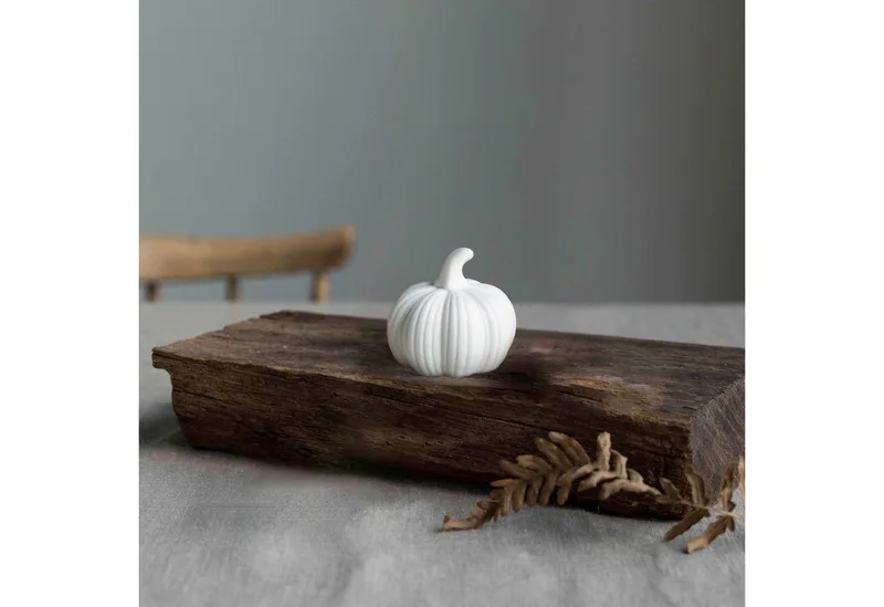 Dekoobjekt Kürbis Hagshult Herbstdeko in van Storefactory in Wit – productfoto 3 van 4