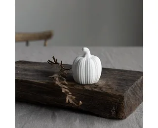 Dekoobjekt Kürbis Hagsten Herbstdeko in by Storefactory in White – product photo 1 of 3