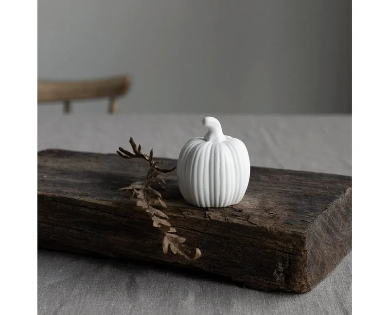 Dekoobjekt Kürbis Hagsten Herbstdeko in by Storefactory in White – product photo 1 of 3