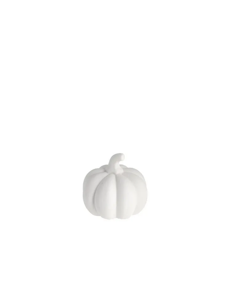 Dekoobjekt Kürbis Hagsvik Herbstdeko Keramik Weiß, Dekoobjekt für Halloween från Storefactory – produktbild 1 av 2