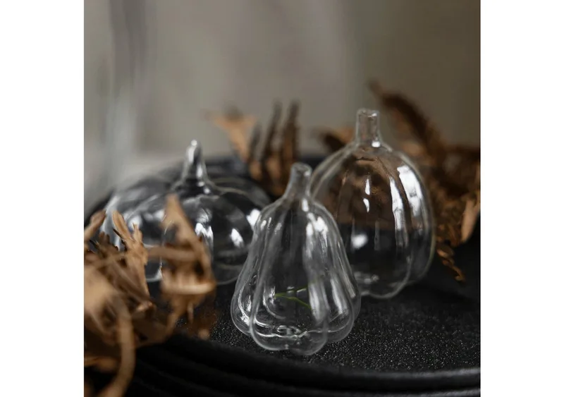 Dekoobjekt Kürbis Stenkullen aus Glas van Storefactory – productfoto 2 van 4