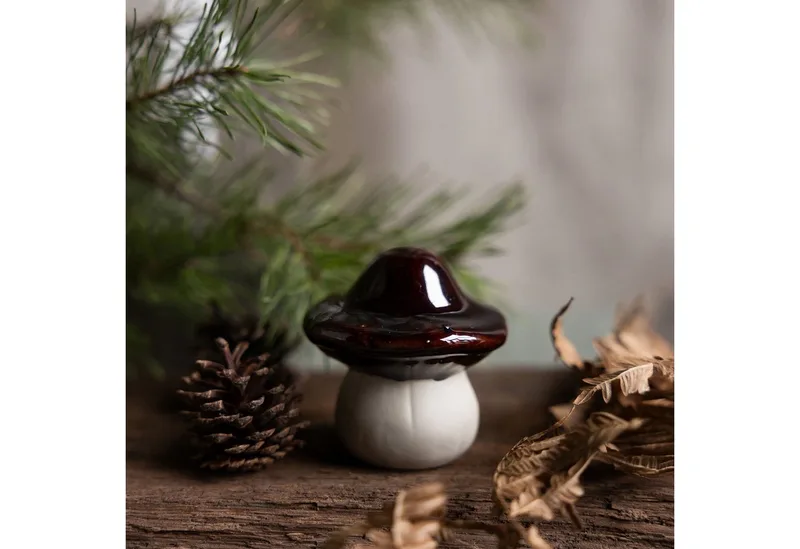 Dekoobjekt Pilz Skogstorp Herbstdeko in braun von Storefactory – Produktfoto 1 von 4
