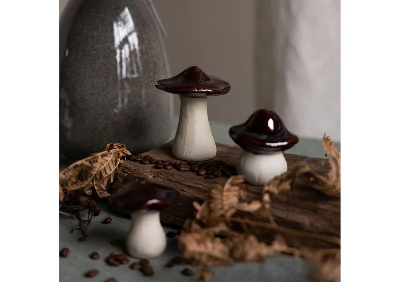 Dekoobjekt Pilz Skogstorp Herbstdeko in braun von Storefactory – Produktfoto 3 von 4
