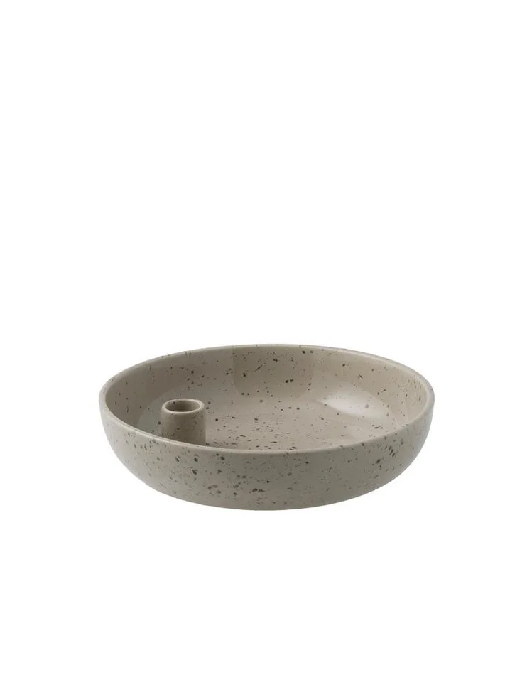Kerzenständer Kerzenhalter LIDATORP Large natur glänzend, Ø 21x5 cm by Storefactory in Beige – product photo 1 of 5
