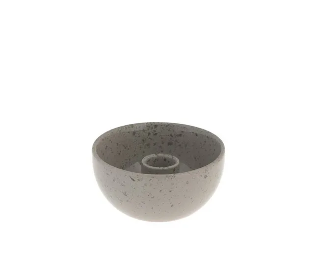 Kerzenständer Kerzenhalter LIDATORP Mini natur glänzend, Ø 10x 5 cm