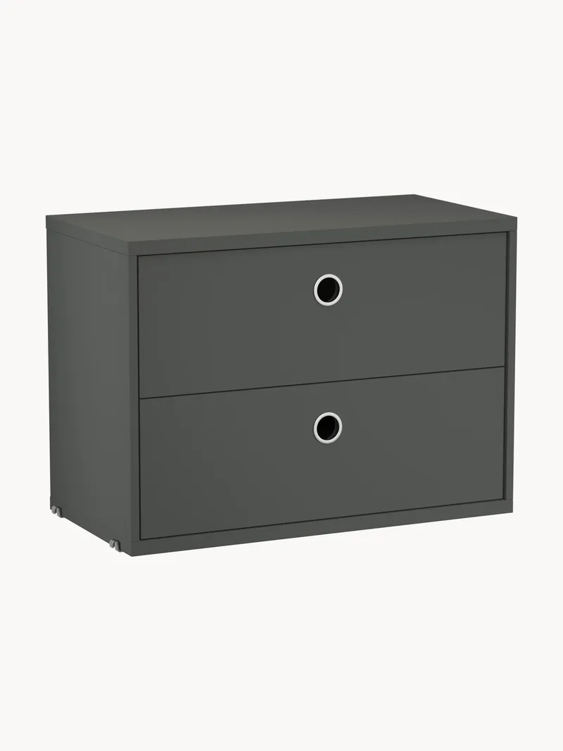 Kast String System met lades, B 58 x D 30 cm von String Furniture – Produktfoto