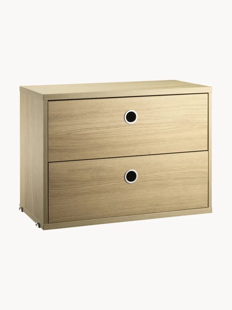 Kast String System met lades, B 58 x D 30 cm von String Furniture – Produktfoto