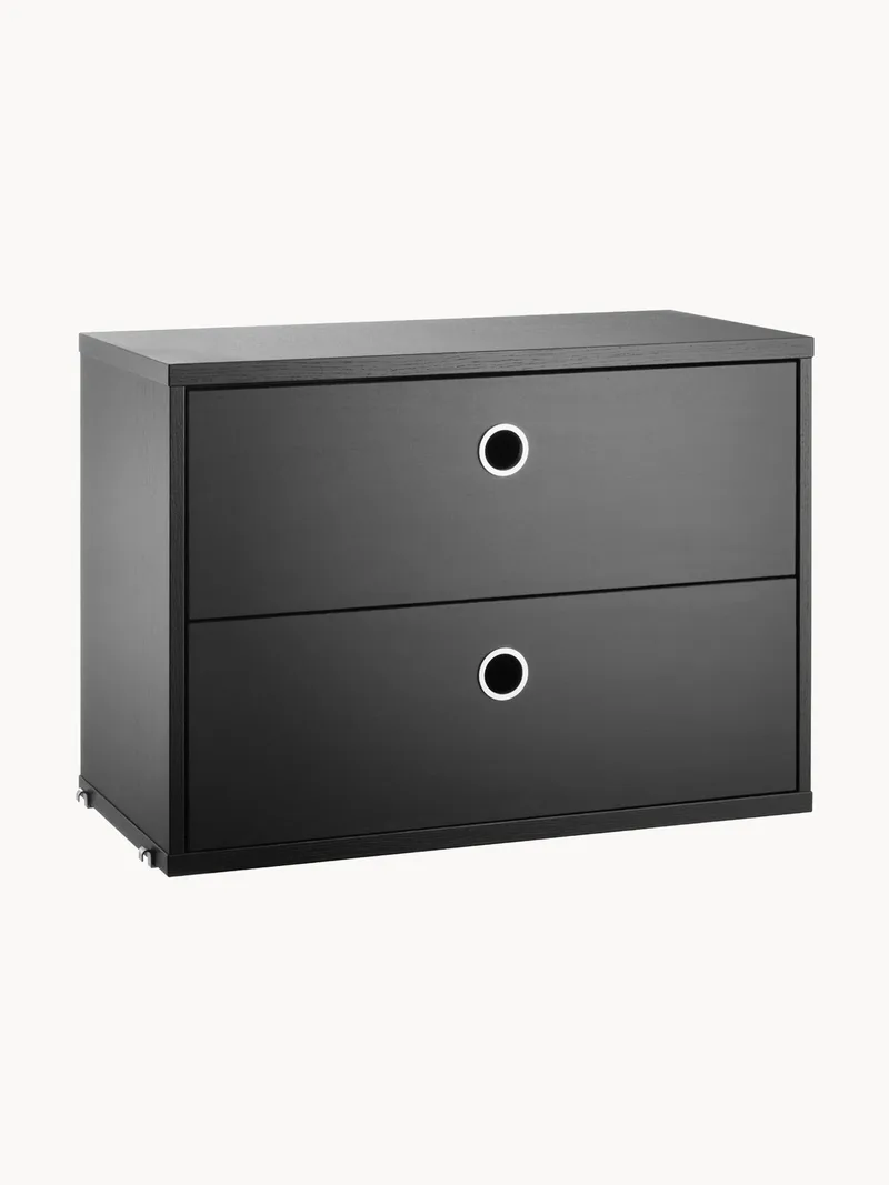 Kast String System met lades, B 58 x D 30 cm von String Furniture – Produktfoto