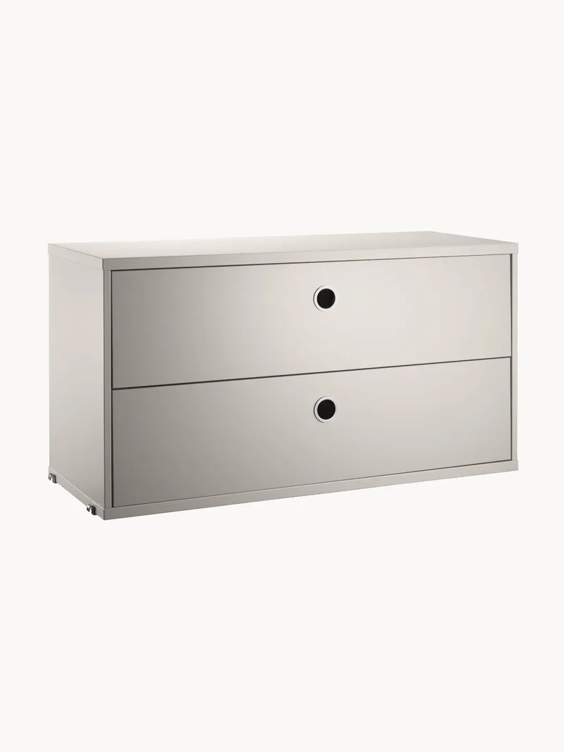 Kast String System met lades, B 78 x D 30 cm de String Furniture – photo du produit
