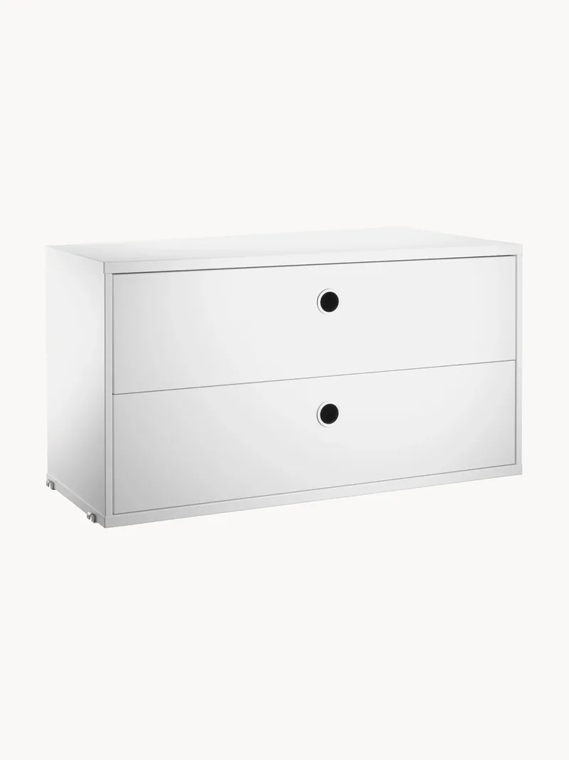 Kast String System met lades, B 78 x D 30 cm de String Furniture – photo du produit