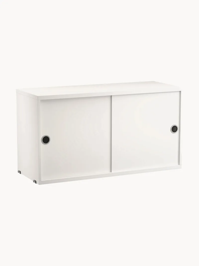 Kast String System met schuifdeuren, B 78 x D 30 cm by String Furniture – product photo