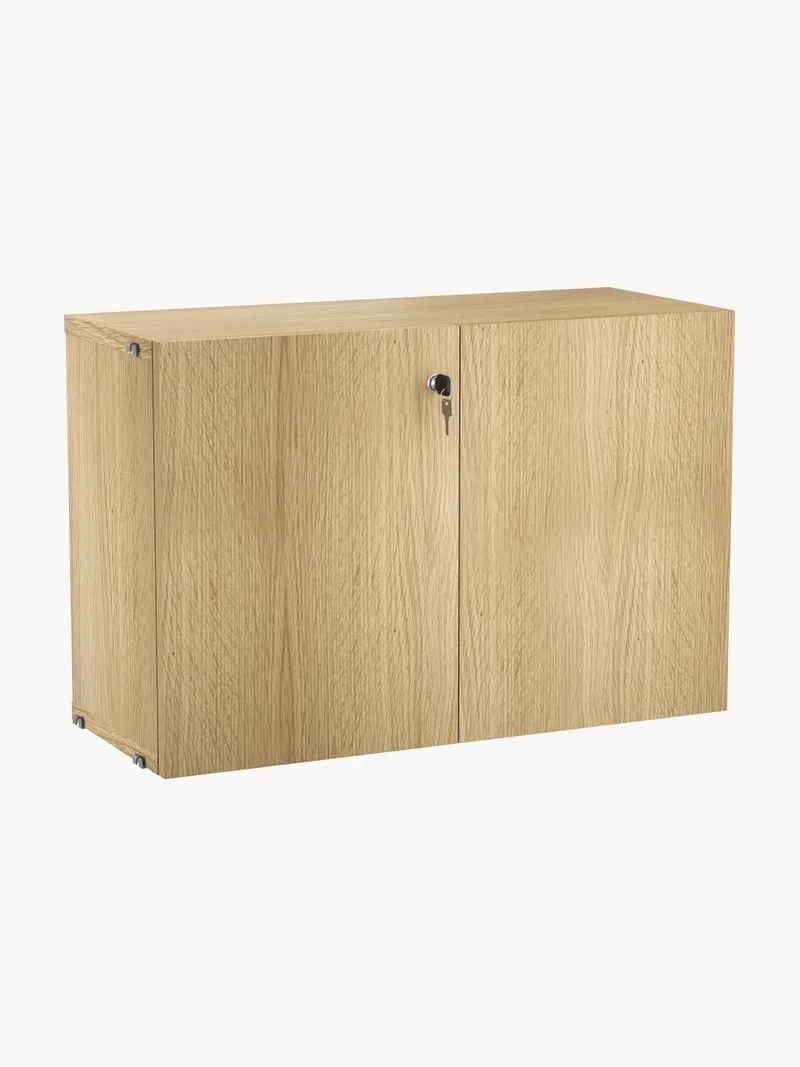 Schrankelement String System mit Schloss, B 78 x T 32 cm von String Furniture – Produktfoto