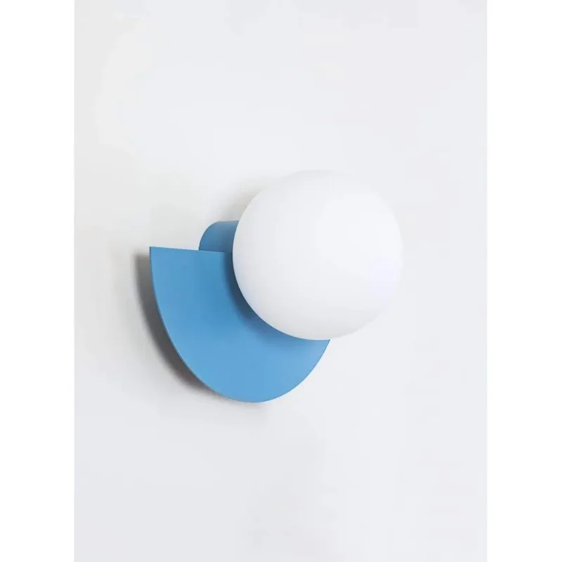 Candy Big Circle 180 L wandlamp, blauw by Swedish Ninja – product photo