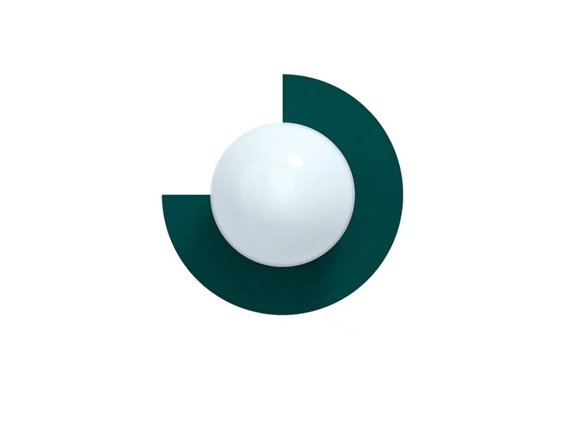 Candy Big Circle 270 L wandlamp, groen fra Swedish Ninja – produktbillede