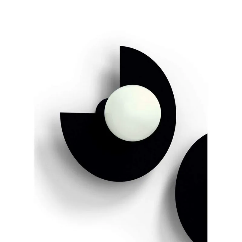 Candy Big Circle 270 S wandlamp, zwart de Swedish Ninja – photo du produit