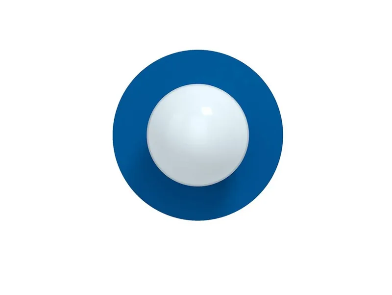 Candy Big Circle 360 L wandlamp, blauw by Swedish Ninja – product photo