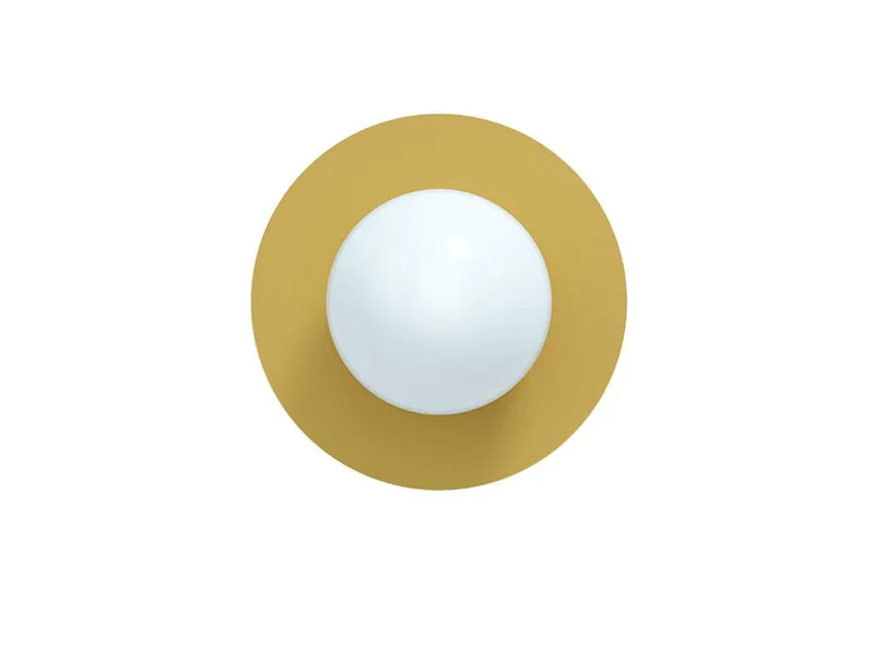 Candy Big Circle 360 L wandlamp, geel de Swedish Ninja – photo du produit