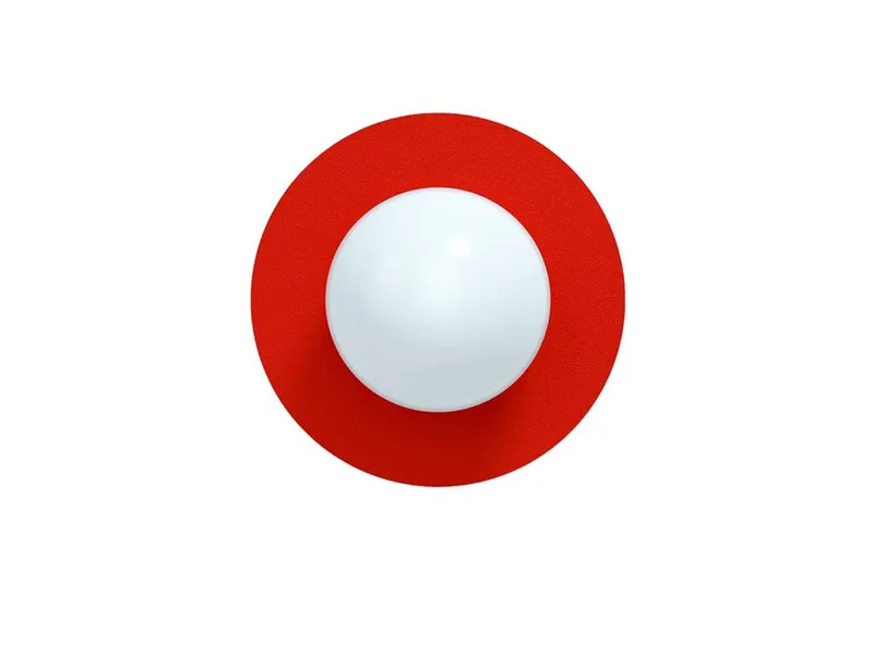 Candy Big Circle 360 L wandlamp, rood by Swedish Ninja – product photo