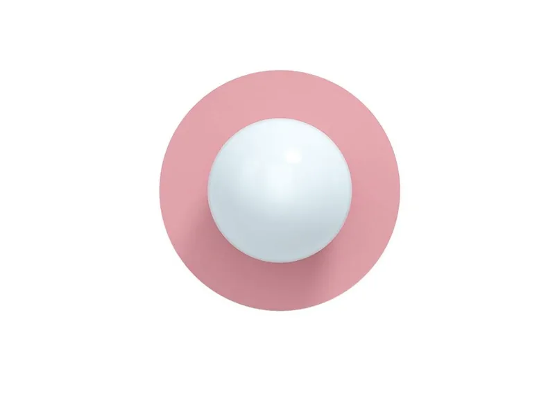 Candy Big Circle 360 L wandlamp, roze van Swedish Ninja – productfoto