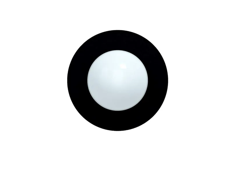 Candy Big Circle 360 L wandlamp, zwart by Swedish Ninja – product photo