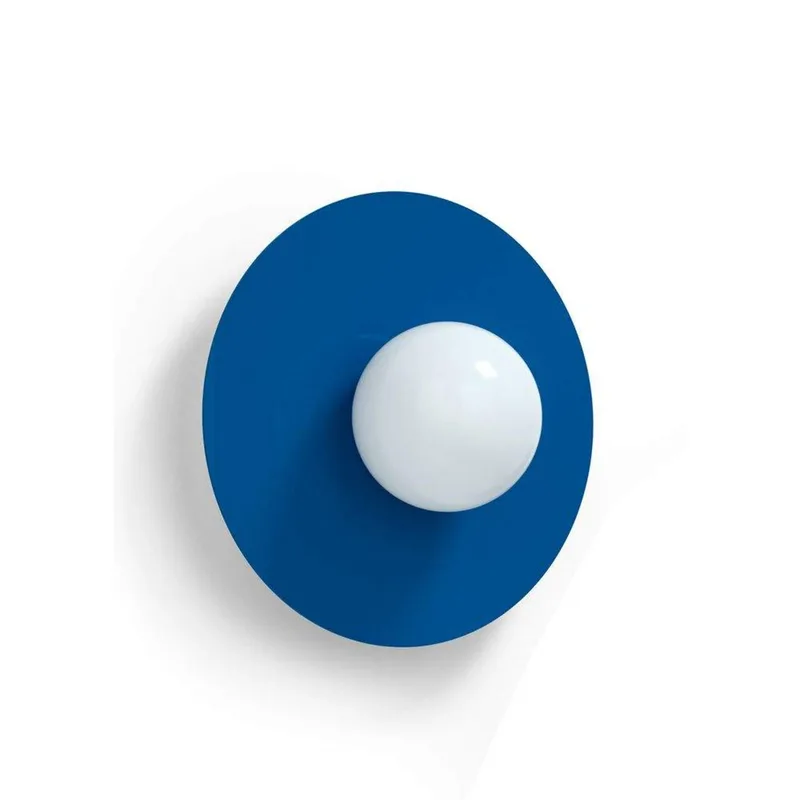 Candy Big Circle 360 S wandlamp, blauw by Swedish Ninja – product photo