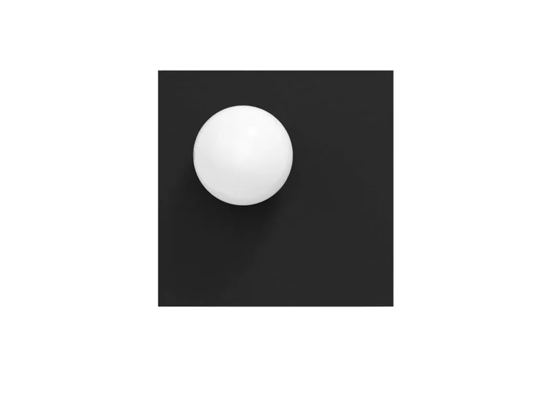 Candy Big Square S plafondlamp, zwart by Swedish Ninja – product photo