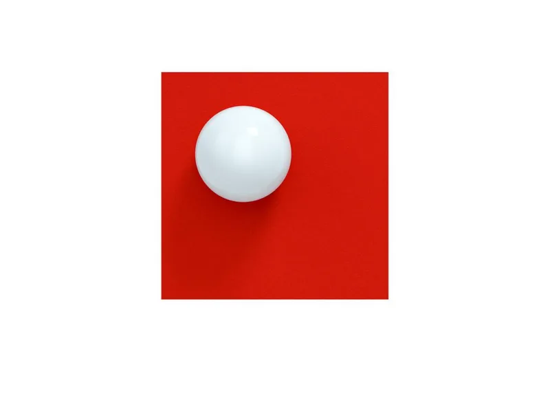Candy Big Square S wand-/plafondlamp, rood by Swedish Ninja – product photo