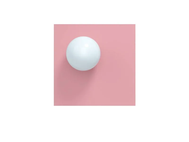 Candy Big Square S wand-/plafondlamp, roze by Swedish Ninja – product photo
