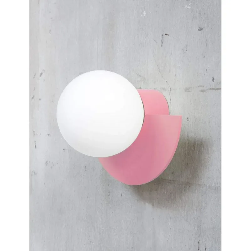 Candy Little Circle 180 S wandlamp, roze by Swedish Ninja – product photo