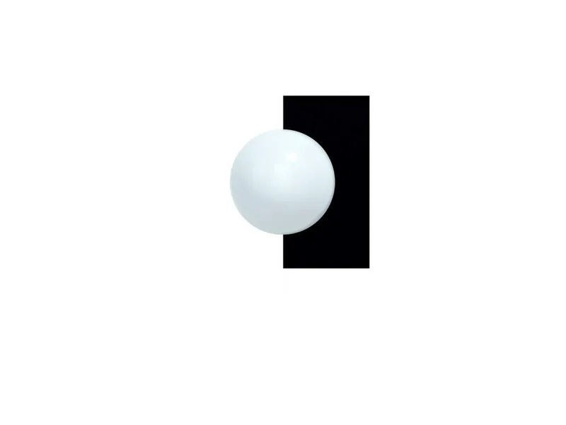 Candy Little Rectangle S wandlamp, zwart de Swedish Ninja – photo du produit