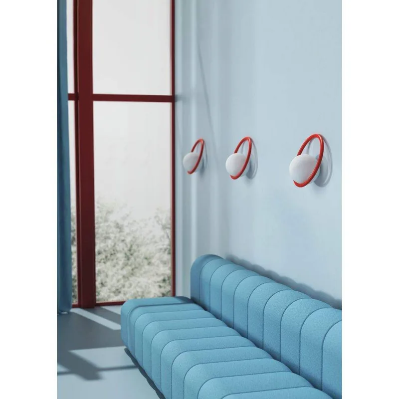 Hula Hoop Wandlamp Sunshine Yellow från Swedish Ninja – produktbild