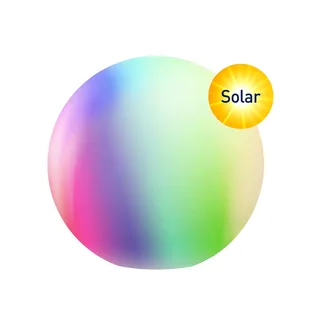 Calluna Solar LED-bol, CCT, RGB, Ø 35 cm van tint in Wit – productfoto 3 van 4