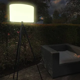 Khaya LED vloerlamp voor buiten RGBW van tint in Wit, Zwart – productfoto 1 van 4