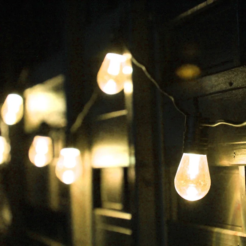 LED lichtketting tint Stella, 12-lamps, CCT, RGB van tint in Zwart – productfoto