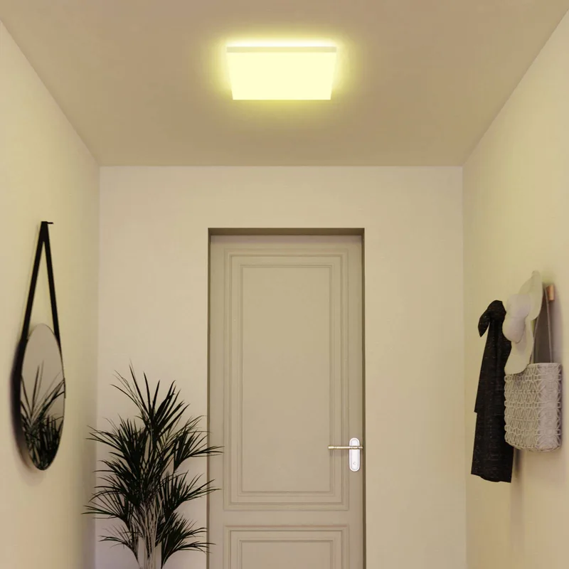 LED paneel Aris 30 x 30 cm de tint en Blanc – photo du produit 3 sur 5