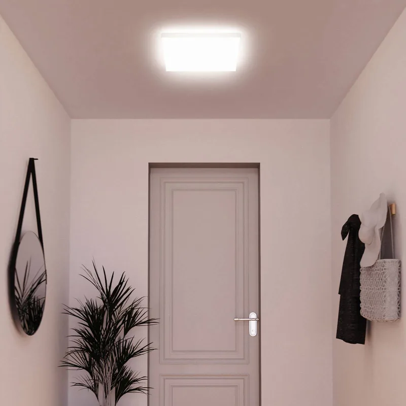 LED paneel Aris 30 x 30 cm de tint en Blanc – photo du produit 4 sur 5