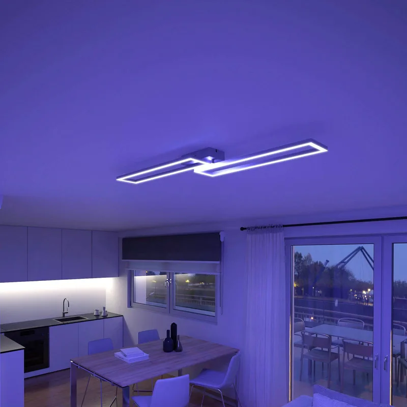 LED plafondlamp Ciso, RGB, CCT by tint in Silver – product photo 4 of 4