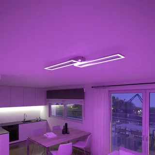 LED plafondlamp Ciso, RGB, CCT by tint in Silver – product photo 2 of 4