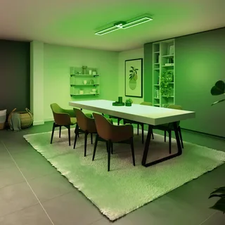 LED plafondlamp Ciso, RGB, CCT by tint in Silver – product photo 3 of 4