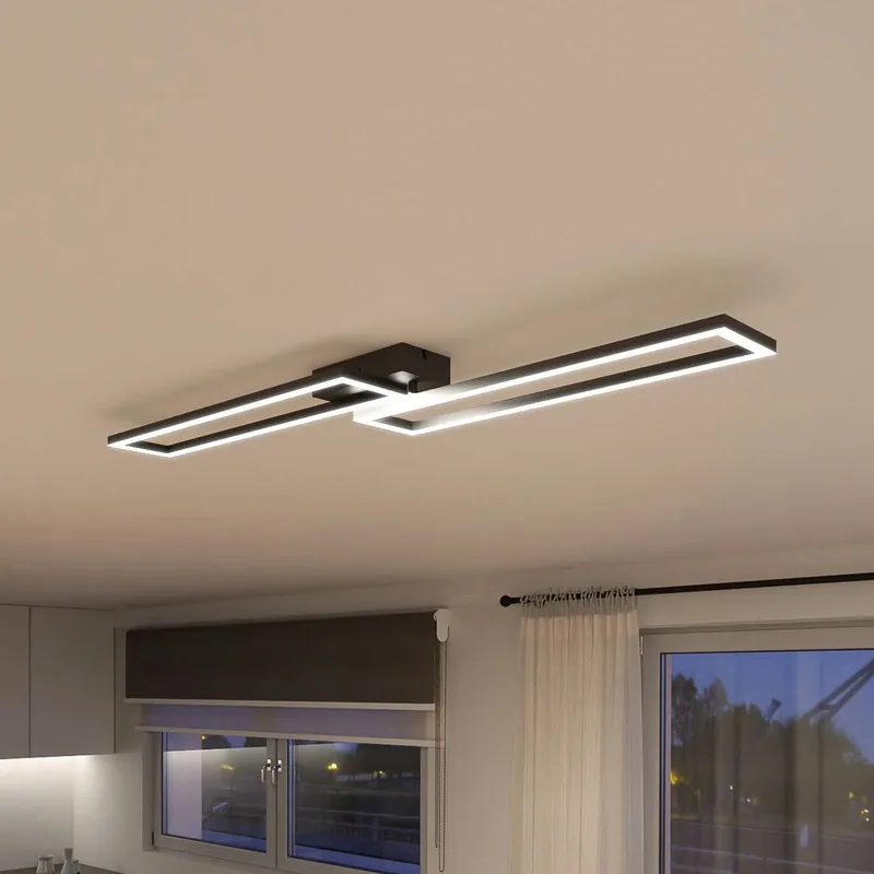 LED plafondlamp Ciso, RGB, CCT by tint in Black – product photo