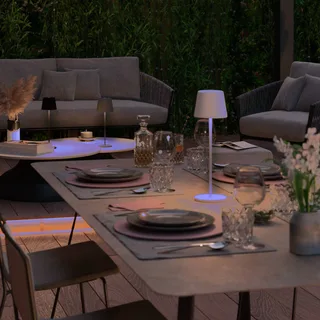 LED tafellamp Dalia, aluminium från tint i Vit – produktbild 3 av 3