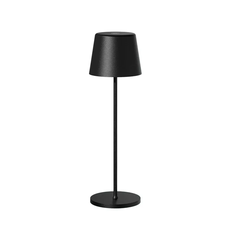 LED tafellamp Dalia, aluminium van tint in Zwart – productfoto