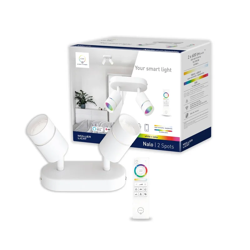 Nalo LED spot 2-lamps by tint in White – product photo 4 of 5