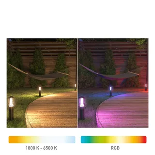 Petunia LED tuinpadverlichting set van 3 van tint in Zwart – productfoto 2 van 5